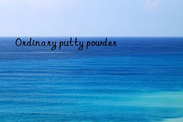 Ordinary putty powder