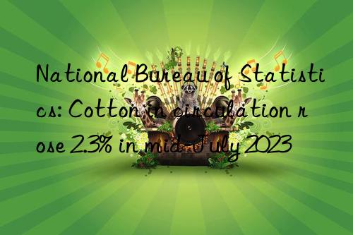 National Bureau of Statistics: Cotton in circulation rose 2.3% in mid-July 2023