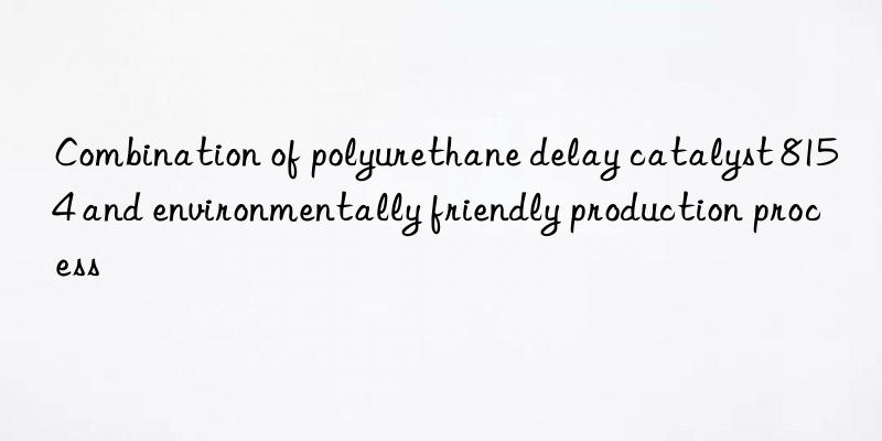Combination of polyurethane delay catalyst 8154 and environmentally friendly production process