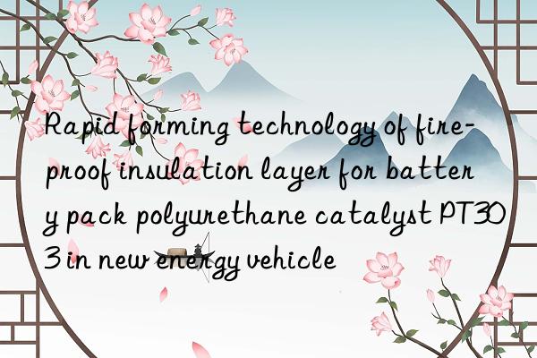 Rapid forming technology of fire-proof insulation layer for battery pack polyurethane catalyst PT303 in new energy vehicle