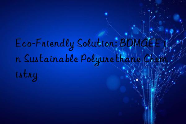 Eco-Friendly Solution: BDMAEE in Sustainable Polyurethane Chemistry