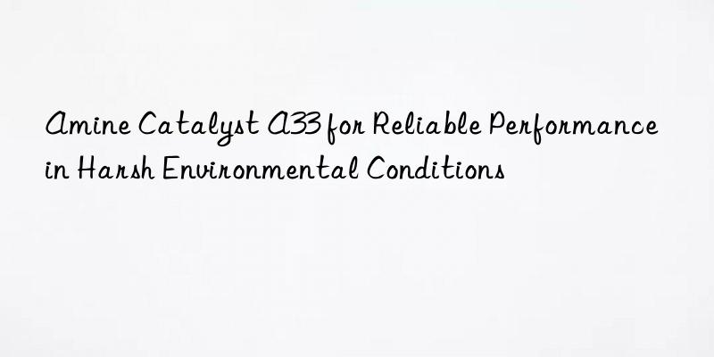 Amine Catalyst A33 for Reliable Performance in Harsh Environmental Conditions