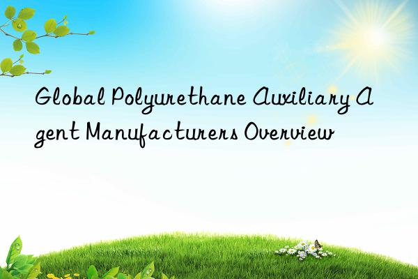 Global Polyurethane Auxiliary Agent Manufacturers Overview