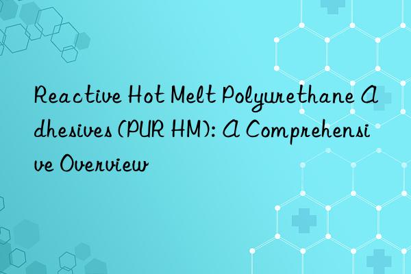 Reactive Hot Melt Polyurethane Adhesives (PUR HM): A Comprehensive Overview