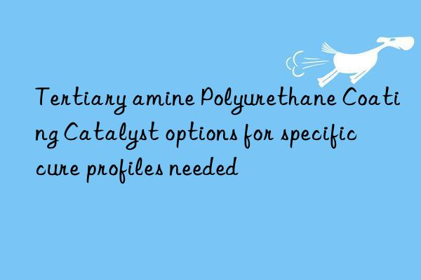Tertiary amine Polyurethane Coating Catalyst options for specific cure profiles needed