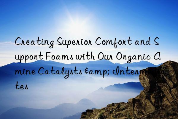 Creating Superior Comfort and Support Foams with Our Organic Amine Catalysts & Intermediates