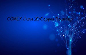 COMEX June 20 Copper Roundup