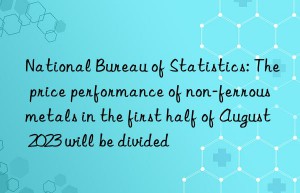 National Bureau of Statistics: The price performance of non-ferrous metals in the first half of August 2023 will be divided