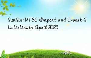 SunSir: MTBE Import and Export Statistics in April 2023