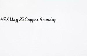 COMEX May 25 Copper Roundup