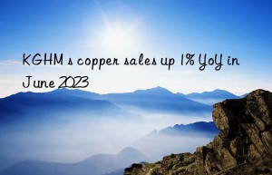KGHM s copper sales up 1% YoY in June 2023