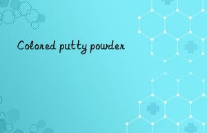 Colored putty powder