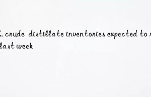 U.S. crude  distillate inventories expected to rise last week