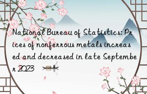 National Bureau of Statistics: Prices of nonferrous metals increased and decreased in late September 2023
