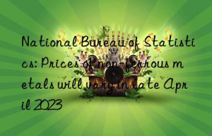 National Bureau of Statistics: Prices of non-ferrous metals will vary in late April 2023