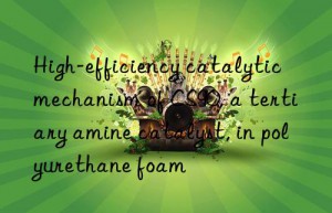 High-efficiency catalytic mechanism of CS90, a tertiary amine catalyst, in polyurethane foam