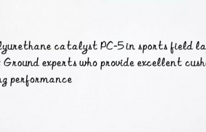 Polyurethane catalyst PC-5 in sports field laying: Ground experts who provide excellent cushioning performance