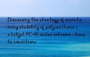 Discussing the strategy of maintaining stability of polyurethane catalyst PC-41 under extreme climate conditions