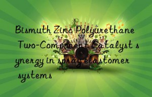 Bismuth Zinc Polyurethane Two-Component Catalyst synergy in spray elastomer systems