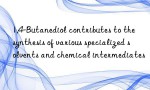 1,4-Butanediol contributes to the synthesis of various specialized solvents and chemical intermediates