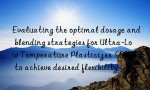 Evaluating the optimal dosage and blending strategies for Ultra-Low Temperature Plasticizer SDL-406 to achieve desired flexibility