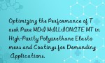 Optimizing the Performance of Tosoh Pure MDI MILLIONATE MT in High-Purity Polyurethane Elastomers and Coatings for Demanding Applications.